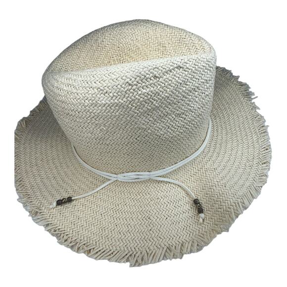Hatattack Classic Travel Hat with fringe tan color main image 4